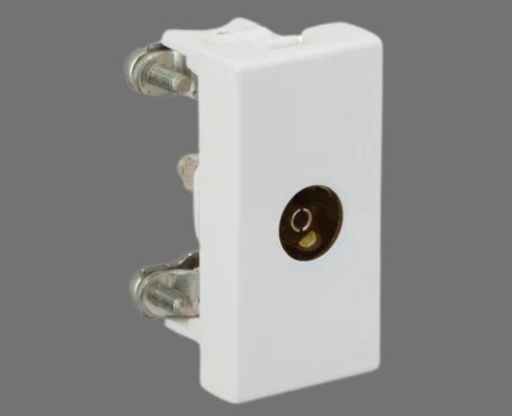 Arteor TV Socket Coaxial 1 Module 573425  White